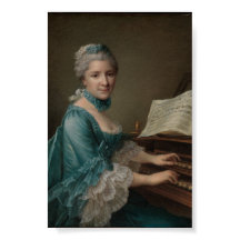 Portret van Justine Favart Poster