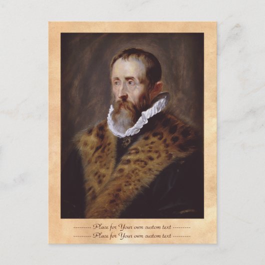 Portret van Justus Lipsius Paul Peter Rubens Briefkaart (Voorkant)