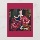 Portret van K. B. Kustodiev door Boris Kustodiev Briefkaart (Voorkant)