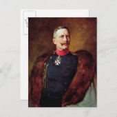 Portret van Kaiser Wilhelm II Briefkaart (Voorkant / Achterkant)