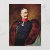 Portret van Kaiser Wilhelm II Briefkaart (Voorkant)