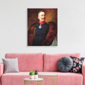 Portret van Kaiser Wilhelm II Canvas Afdruk (Insitu (Woonkamer))