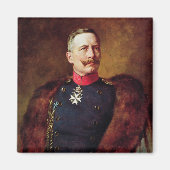 Portret van Kaiser Wilhelm II Magneet (Voorkant)
