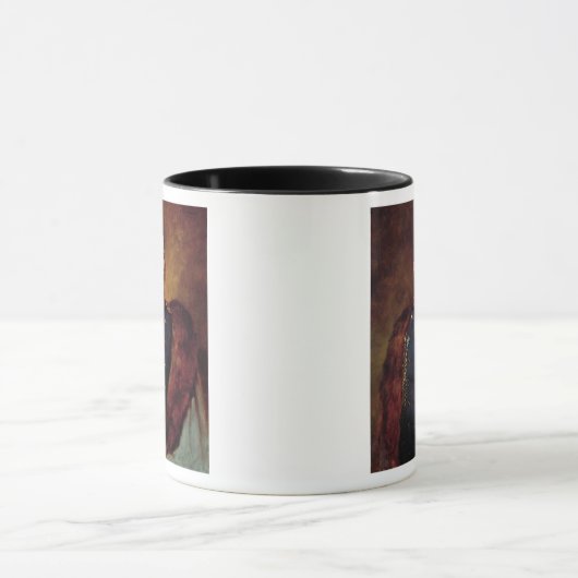 Portret van Kaiser Wilhelm II Mok (Midden)