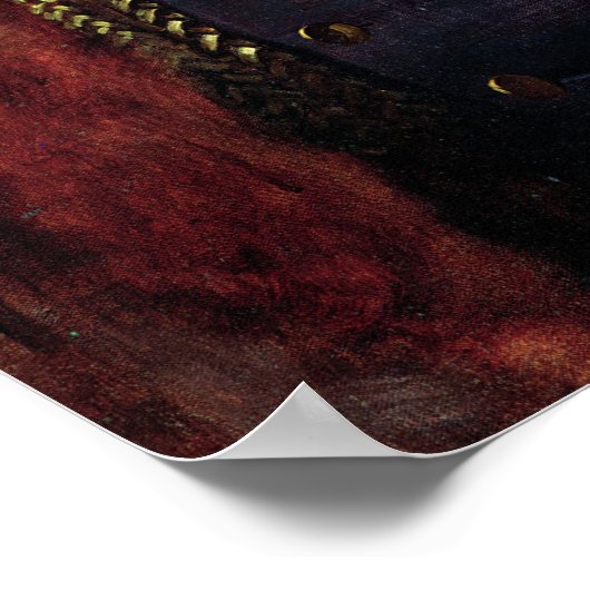 Portret van Kaiser Wilhelm II Poster (Hoek)