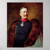 Portret van Kaiser Wilhelm II Poster (Voorkant)