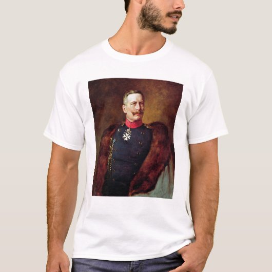 Portret van Kaiser Wilhelm II T-shirt (Voorkant)
