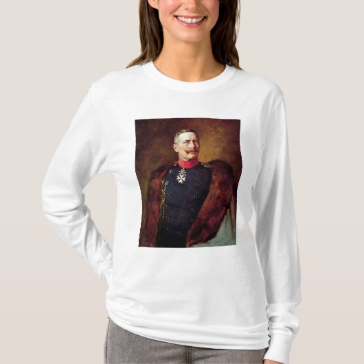 Portret van Kaiser Wilhelm II T-shirt (Voorkant)