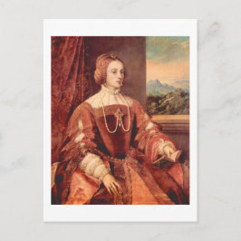 Portret van Kaiserin Isabella, Titian Fine Art Briefkaart