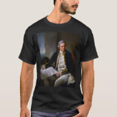 Portret van kapitein James Cook van Sir Nathaniel T-shirt (Voorkant)