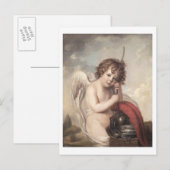 Portret van kapitein Oswald Fawcett als Cupid (oli Briefkaart (Voorkant / Achterkant)