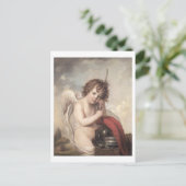 Portret van kapitein Oswald Fawcett als Cupid (oli Briefkaart (Staand voorkant)
