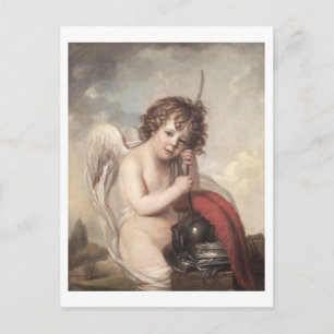 Portret van kapitein Oswald Fawcett als Cupid (oli Briefkaart