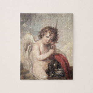 Portret van kapitein Oswald Fawcett als Cupid (oli Legpuzzel