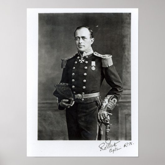 Portret van kapitein Robert Falcon Scott Poster (Voorkant)