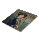 Portret van kapitein William Locker (1731-1800) 17 Tegeltje (Zijkant)