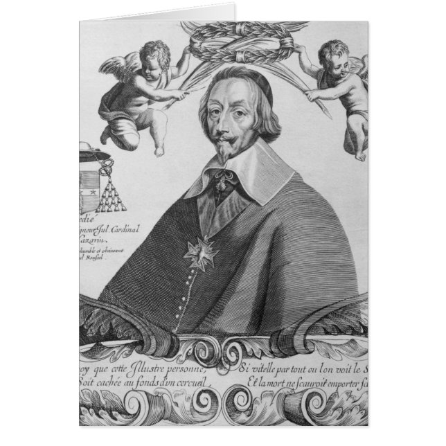 Portret van Kardinaal de Richelieu (Voorkant)