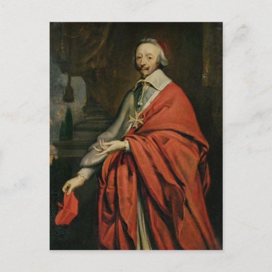 Portret van Kardinaal de Richelieu Briefkaart (Voorkant)