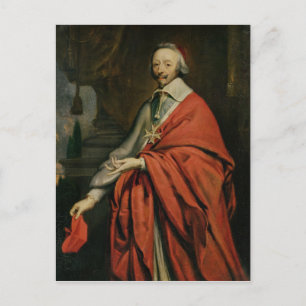 Portret van Kardinaal de Richelieu Briefkaart