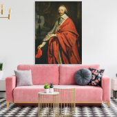 Portret van Kardinaal de Richelieu Canvas Afdruk (Insitu (Woonkamer))
