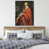 Portret van Kardinaal de Richelieu Canvas Afdruk (Insitu (Slaapkamer))