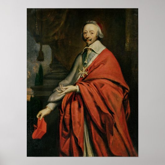 Portret van Kardinaal de Richelieu Poster (Voorkant)