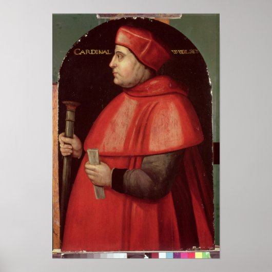 Portret van kardinaal Thomas Wolsey Poster (Voorkant)