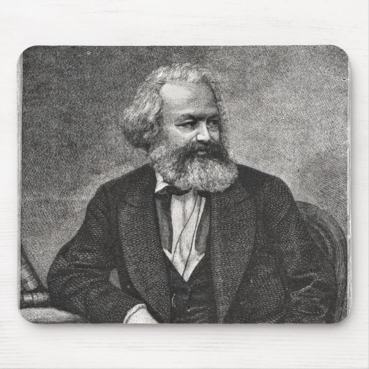 Portret van Karl Marx 1857 Muismat (Voorkant)