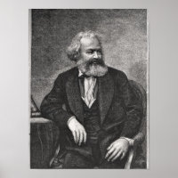 Portret van Karl Marx 1857