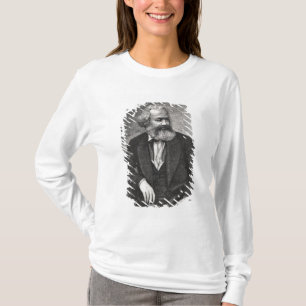 Portret van Karl Marx 1857 T-shirt