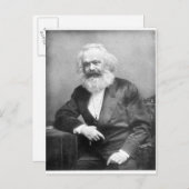 Portret van Karl Marx Briefkaart (Voorkant / Achterkant)