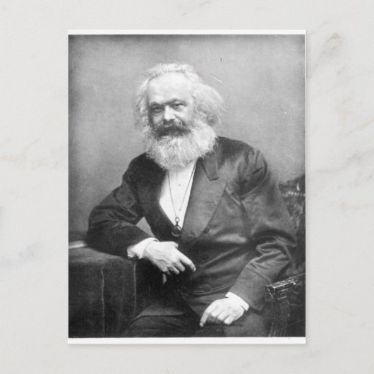 Portret van Karl Marx Briefkaart (Voorkant)