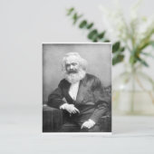 Portret van Karl Marx Briefkaart (Staand voorkant)