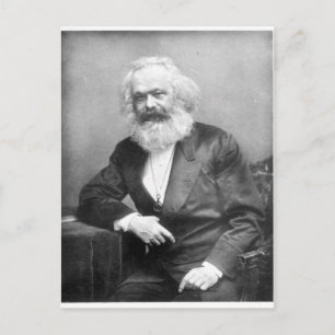 Portret van Karl Marx Briefkaart