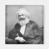 Portret van Karl Marx Magneet (Voorkant)