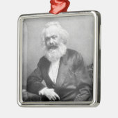 Portret van Karl Marx Metalen Ornament (Links)