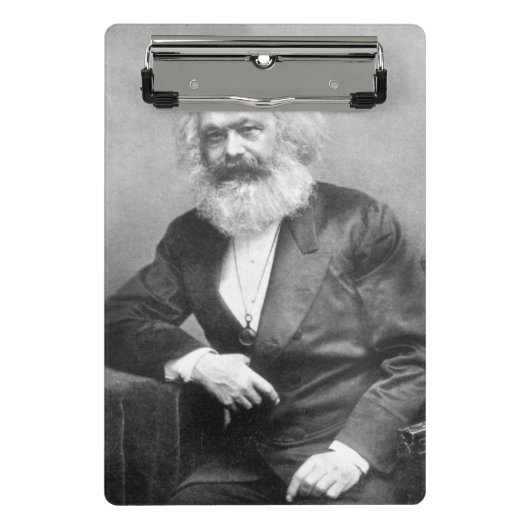 Portret van Karl Marx Mini Klembord (Voorkant)