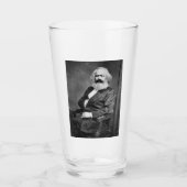 Portret van Karl Marx (oprichter van het marxisme) Glas (Voorkant)