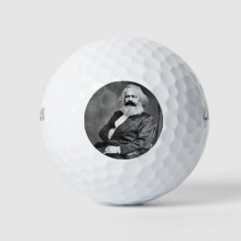 Portret van Karl Marx (oprichter van het marxisme) Golfballen