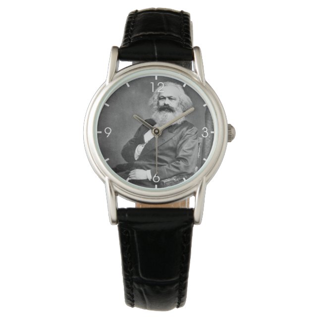 Portret van Karl Marx (oprichter van het marxisme) Horloge (Voorkant)