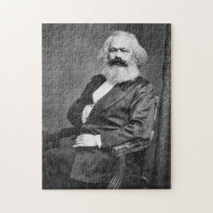 Portret van Karl Marx (oprichter van het marxisme) Legpuzzel