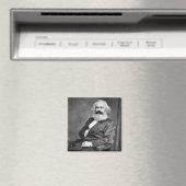 Portret van Karl Marx (oprichter van het marxisme) Magneet (Insitu (Vaatwasser))