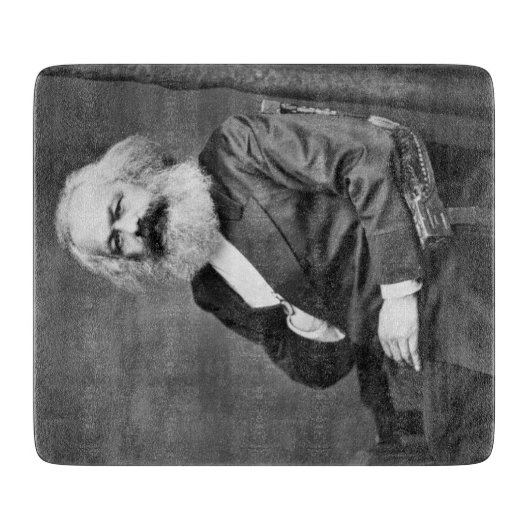 Portret van Karl Marx (oprichter van het marxisme) Snijplank (Voorkant)