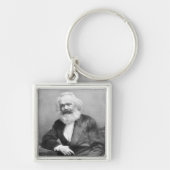 Portret van Karl Marx Sleutelhanger (Voorkant)