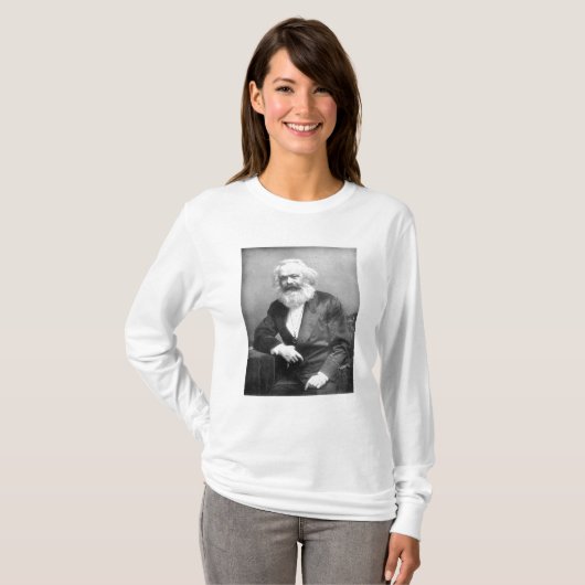 Portret van Karl Marx T-shirt (Voorkant volledig)
