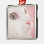 Portret van kat metalen ornament (Links)