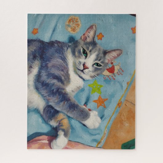 Portret van kat puzzel (Verticaal)