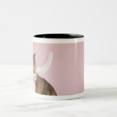 Portret van kat tweekleurige koffiemok (Center)