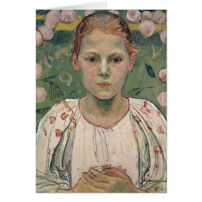 Portret van Kathe von Bach | In de tuin (Voorkant)