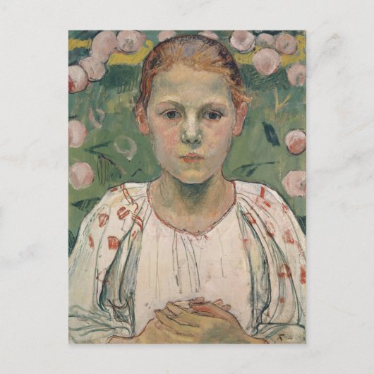 Portret van Kathe von Bach | in de Tuin Briefkaart (Voorkant)